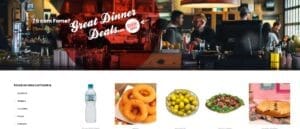 Cardápio digital do sistema gálago